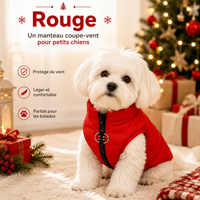 Manteau Chien Hiver - Coupe-Vent Matelassé
