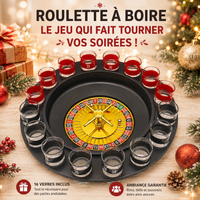Roulette Russe à Boire - Jeu 16 Verres à Shot