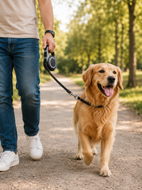 Laisse pour Chien Rétractable - Nylon Solide 3m/5m