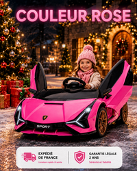 Voiture Électrique Enfant Sport 12V - Télécommande 2.4G