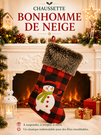 Grande Chaussette de Noël Range-Bonbons