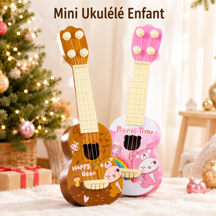 Mini Ukulélé Enfant - Instrument Débutant