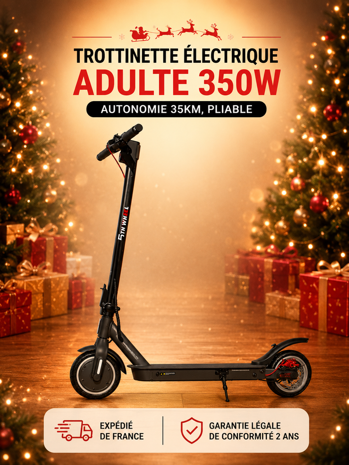 Trottinette Électrique Adulte 350W - Autonomie 35km, Pliable