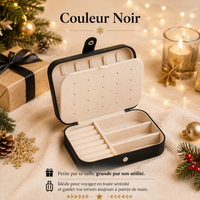 Boîte à Bijoux de Voyage - Écrin Organisateur Portable
