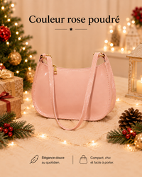 Sac Bandoulière Rétro Cuir PU - Style Hobo Décontracté