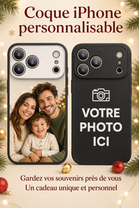 Coque iPhone Personnalisable - Photo Givrée