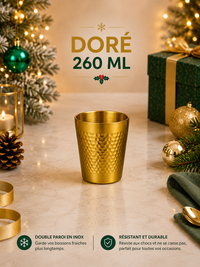 Gobelets Bière Isotherme Inox - Double Paroi