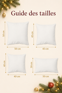 Housse de Coussin Photo Personnalisée