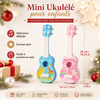 Mini Ukulélé Enfant - Instrument Débutant