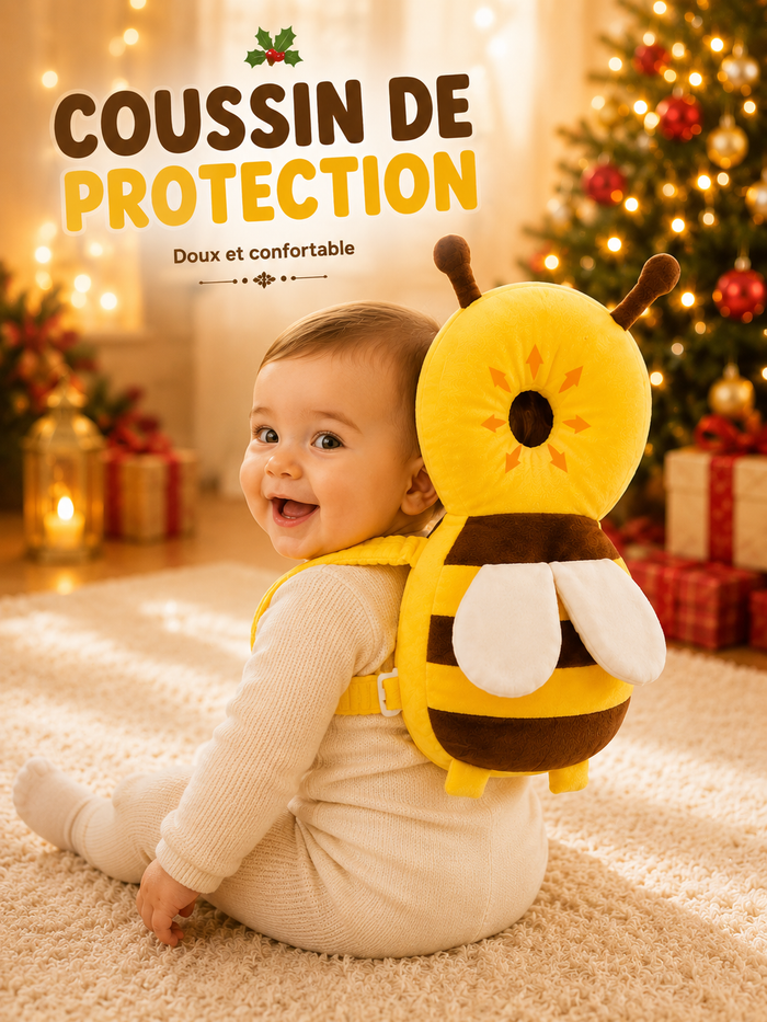 Coussin de Protection Tête Bébé - Petite Abeille
