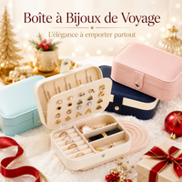 Boîte à Bijoux de Voyage - Écrin Organisateur Portable