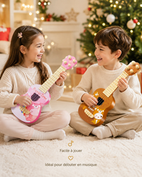 Mini Ukulélé Enfant - Instrument Débutant