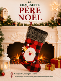 Grande Chaussette de Noël Range-Bonbons