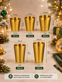 Gobelets Bière Isotherme Inox - Double Paroi
