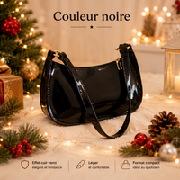 Sac Bandoulière Rétro Cuir PU - Style Hobo Décontracté