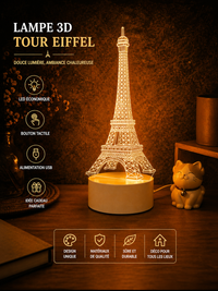 Lampe 3D Lumineuse - Veilleuse Déco Originale