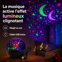 Projecteur LED Galaxie - Ambiance Étoilée