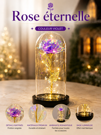 Rose Lumineuse LED - Cadeau Romantique