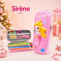 Trousse Scolaire Kawaii 3D - Grande Capacité