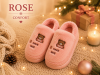 Chaussons Ours en Peluche - Doux & Chauds