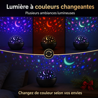 Projecteur LED Galaxie - Ambiance Étoilée