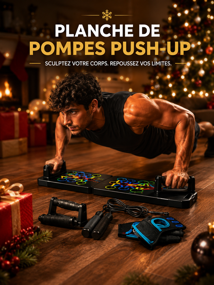 Planche à Pompes Multifonction - Kit Fitness Pliable