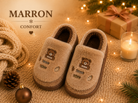 Chaussons Ours en Peluche - Doux & Chauds