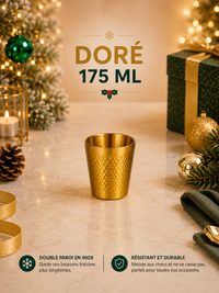 Gobelets Bière Isotherme Inox - Double Paroi