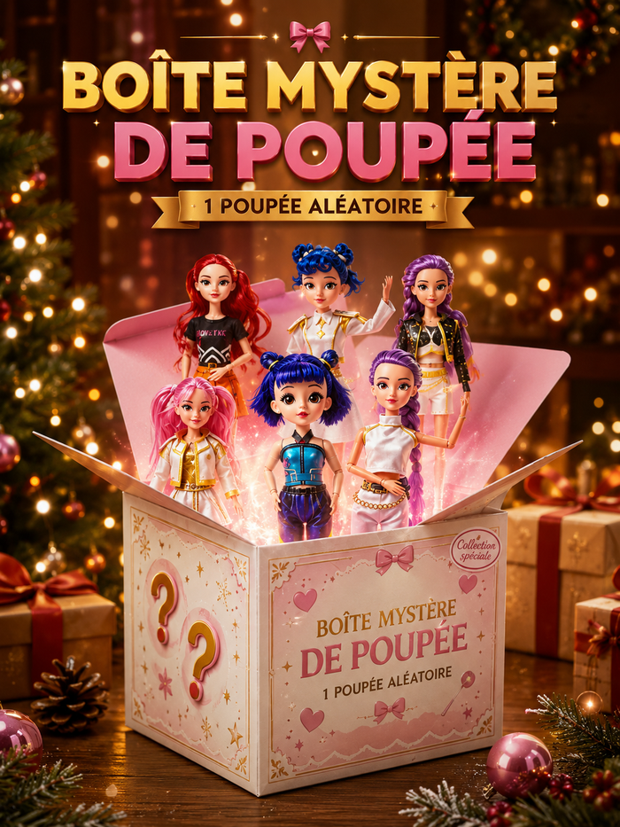 Boîte Mystère Poupée Mannequin - Modèle Surprise, Cheveux Longs