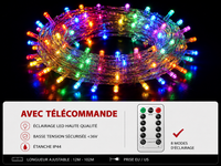 Guirlande Lumineuse Extérieure Étanche - Sapin & Façade (12m à 102m)
