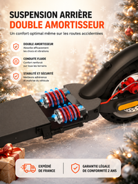 Trottinette Électrique Adulte 350W - Autonomie 35km, Pliable