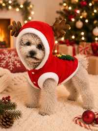 Manteau de Noël pour Chien et Chat - Chaud & Festif