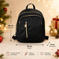 Mini Sac à Dos Nylon Femme - Léger et Multifonction
