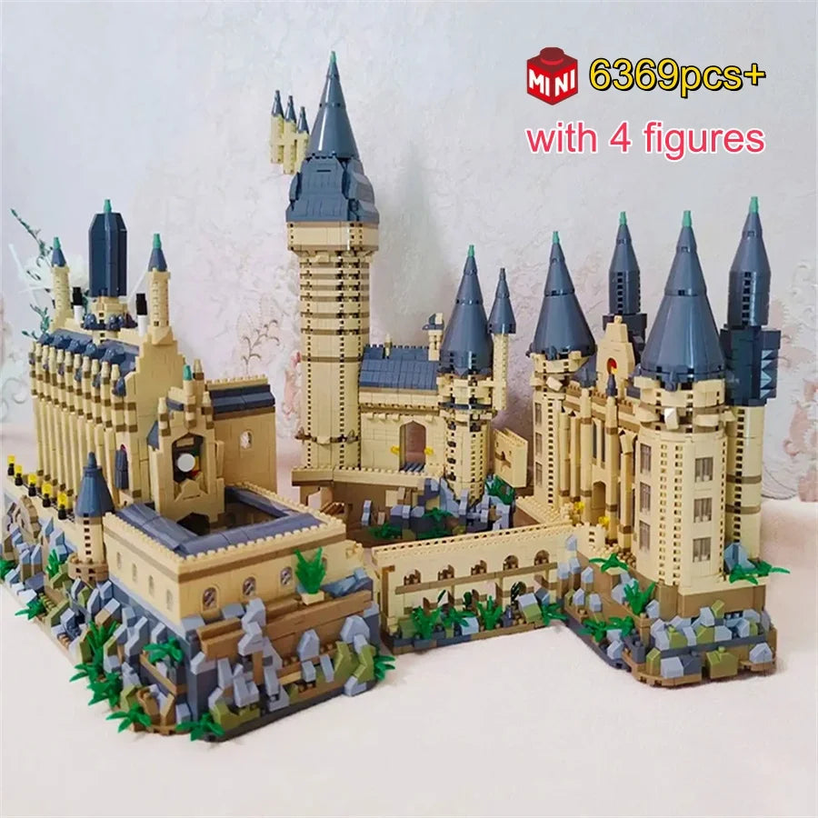 Château Médiéval en Micro-Briques - Modèle de Construction 6369 Pièces