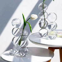 Vase Boule en Verre - Décoration Table Moderne